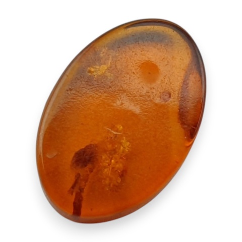 Baltic amber flat oval 12x8 mm no 6