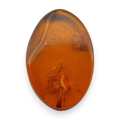 Baltic amber flat oval 12x8 mm no 6