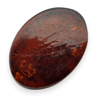 Bursztym bałtycki płaski owal 17x12 mm nr 1