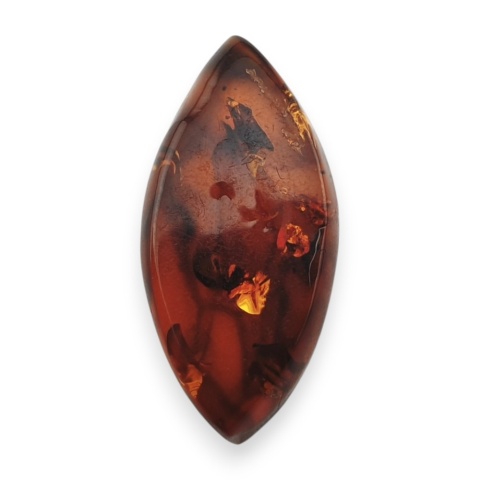 Bursztyn bałtycki płaska markiza 23x11 mm nr 21