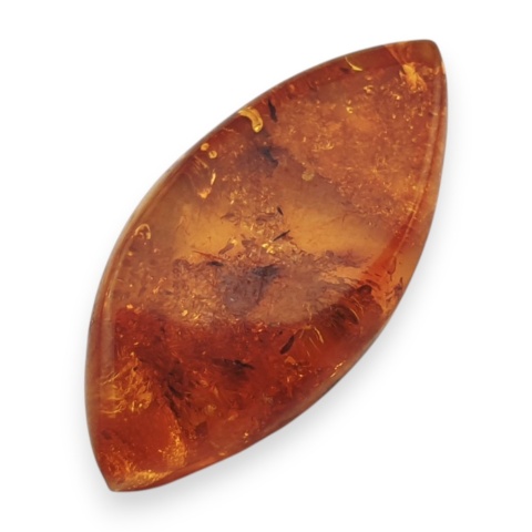 Baltic amber flat marquise 23x11 mm no 33