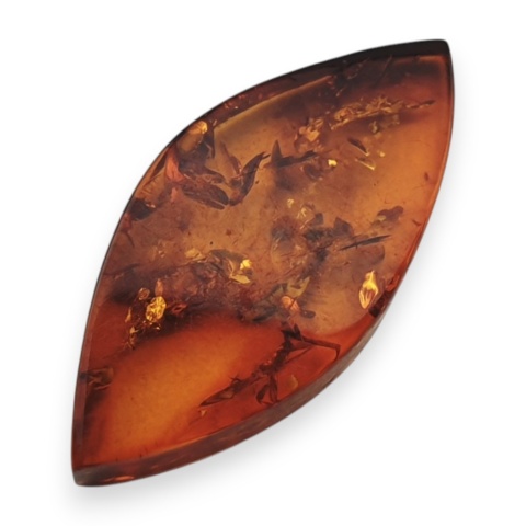 Bursztyn bałtycki płaska markiza 25x12 mm nr 20