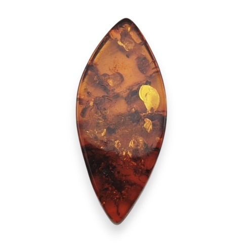 Baltic amber flat marquise 31x14 mm no 19