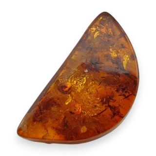 Bursztyn bałtycki płaskie półkole 22x12 mm nr 10