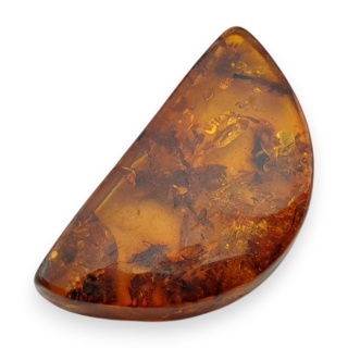Bursztyn bałtycki płaskie półkole 22x12 mm nr 14