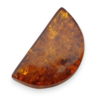 Bursztyn bałtycki płaskie półkole 22x13 mm nr 20