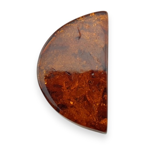Baltic amber flat semicircle 26x15 mm no 11