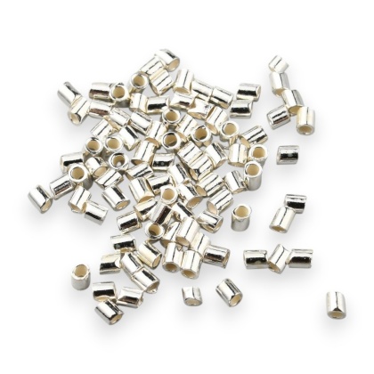Koralik zaciskowy srebro 925 1,5x1,5 mm 4 szt.