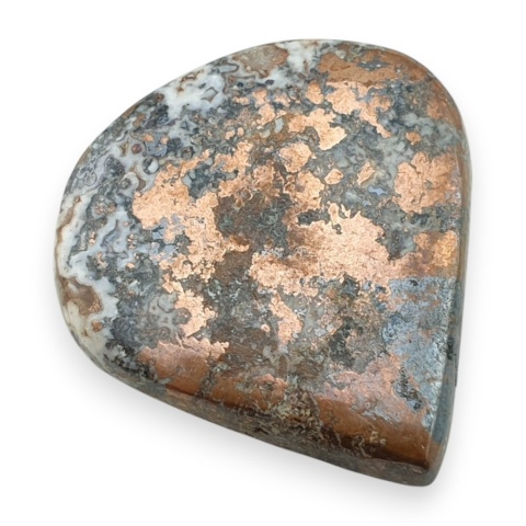 Copper dolomite cabochon 30x28 mm no 18