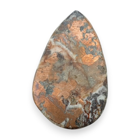 Copper dolomite cabochon 31x19 mm no 2
