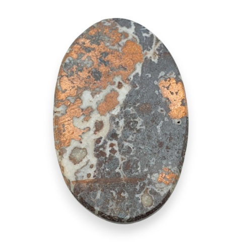Copper dolomite cabochon 33x20 mm no 43