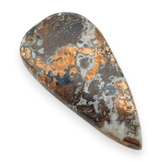 Dolomit miedziany kaboszon 35x18 mm nr 17