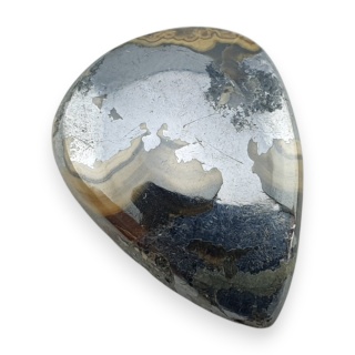 Agat schalenblende kaboszon 21x16 mm nr 45