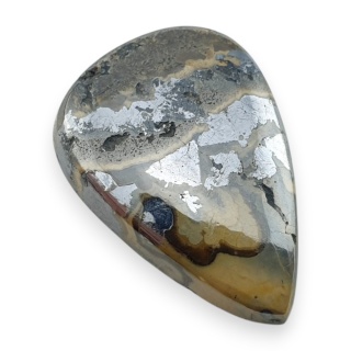 Agat schalenblende kaboszon 22x15 mm nr 51