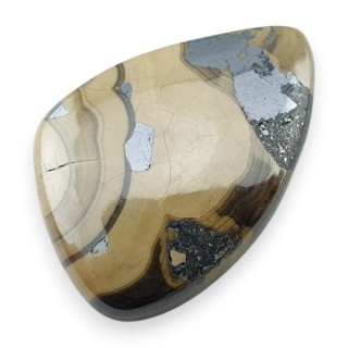 Agat schalenblende kaboszon 24x17 mm nr 25