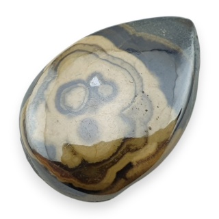 Agat schalenblende kaboszon 24x17 mm nr 43