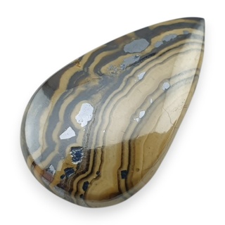 Agat schalenblende kaboszon 26x16 mm nr 30