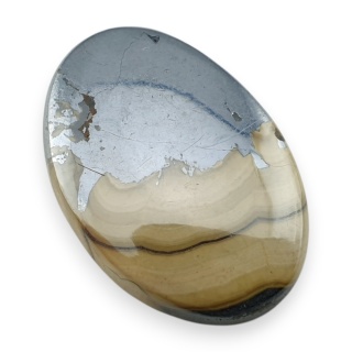 Agat schalenblende kaboszon 26x17 mm nr 34