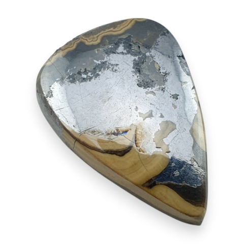 Schalenblende agate cabochon 26x18 mm no 17