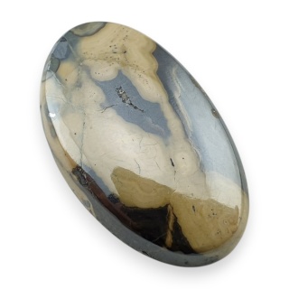 Agat schalenblende kaboszon 27x16 mm nr 29