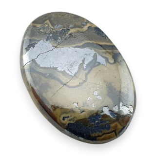 Agat schalenblende kaboszon 27x18 mm nr 16