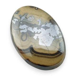 Agat schalenblende kaboszon 27x18 mm nr 41