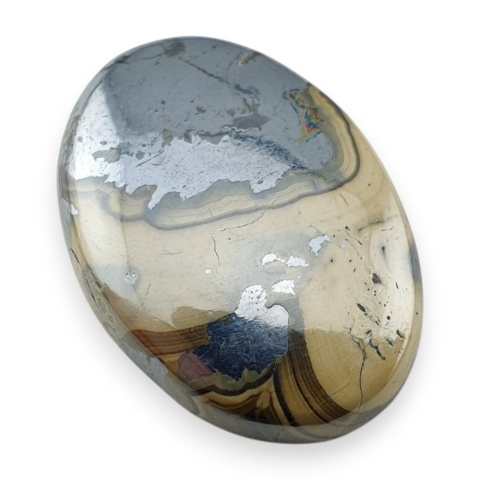 Schalenblende agate cabochon 27x19 mm no 37