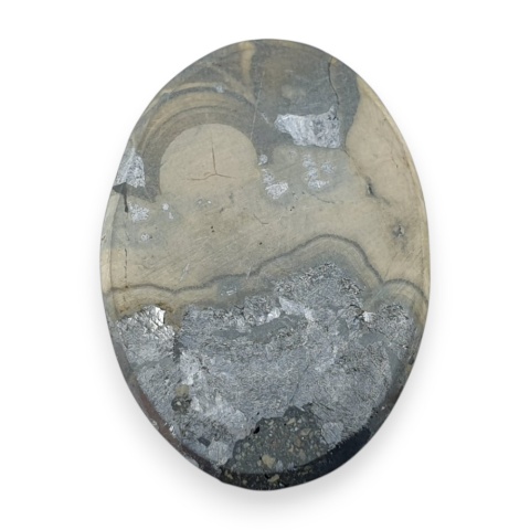 Schalenblende agate cabochon 27x19 mm no 37