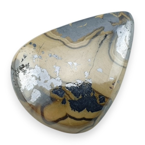 Schalenblende agate cabochon 27x20 mm no 14