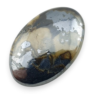 Agat schalenblende kaboszon 28x18 mm nr 2