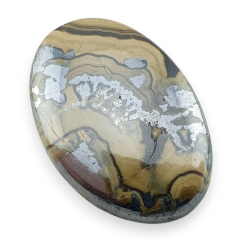 Schalenblende agate cabochon 30x21 mm no 10