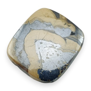 Agat schalenblende kaboszon 31x28 mm nr 1