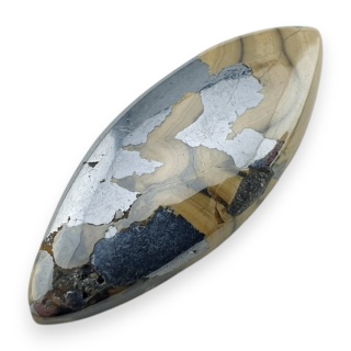 Agat schalenblende kaboszon 32x13 mm nr 39