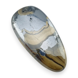 Agat schalenblende kaboszon 32x16 mm nr 35