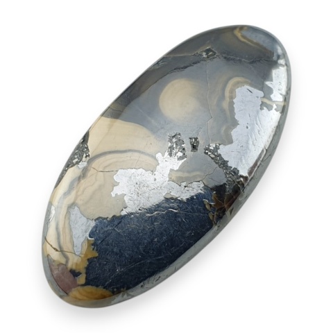Schalenblende agate cabochon 34x17 mm no 33