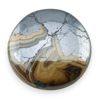 Agat schalenblende kaboszon fi 22 mm nr 21