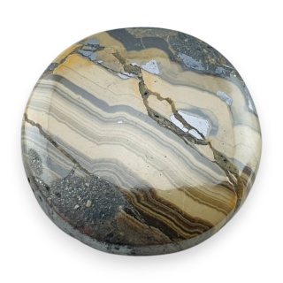 Agat schalenblende kaboszon fi 26 mm nr 19