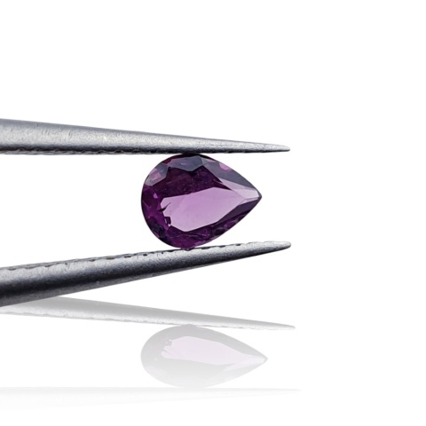 Granat rodolit łezka fasetowana 5x4 mm 1 szt