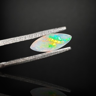 Ethiopian faceted opal 10x4 mm no A177