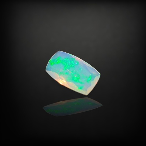 Ethiopian faceted opal 10x6 mm no A117