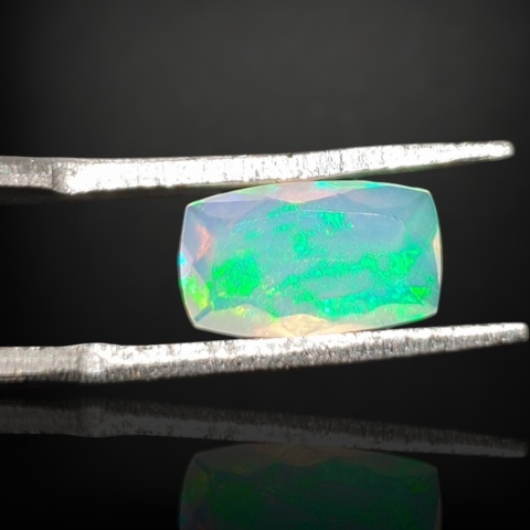 Ethiopian faceted opal 10x6 mm no A117