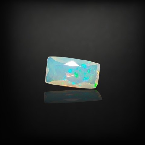 Ethiopian faceted opal 10x6 mm no A156