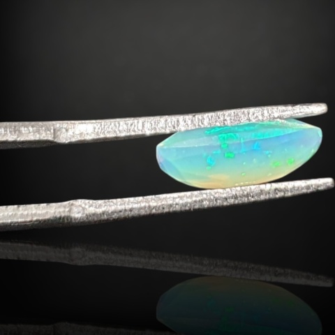Ethiopian faceted opal 10x6 mm no A156