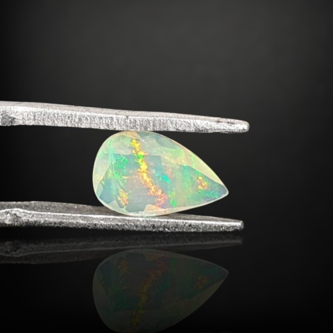 Ethiopian faceted opal 10x6 mm no A183