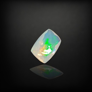 Ethiopian faceted opal 10x7 mm no A129