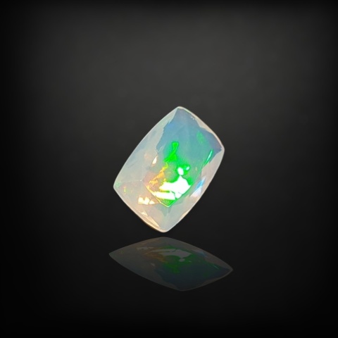 Ethiopian faceted opal 10x7 mm no A129