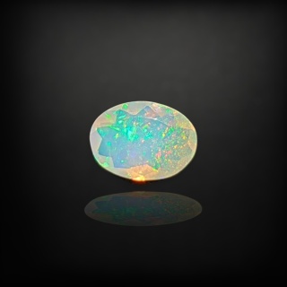 Ethiopian faceted opal 10x7 mm no A141