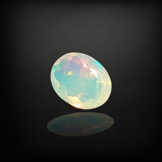 Ethiopian faceted opal 10x7 mm no A145