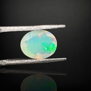 Ethiopian faceted opal 10x7 mm no A145