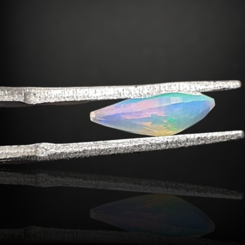 Ethiopian faceted opal 10x7 mm no A151